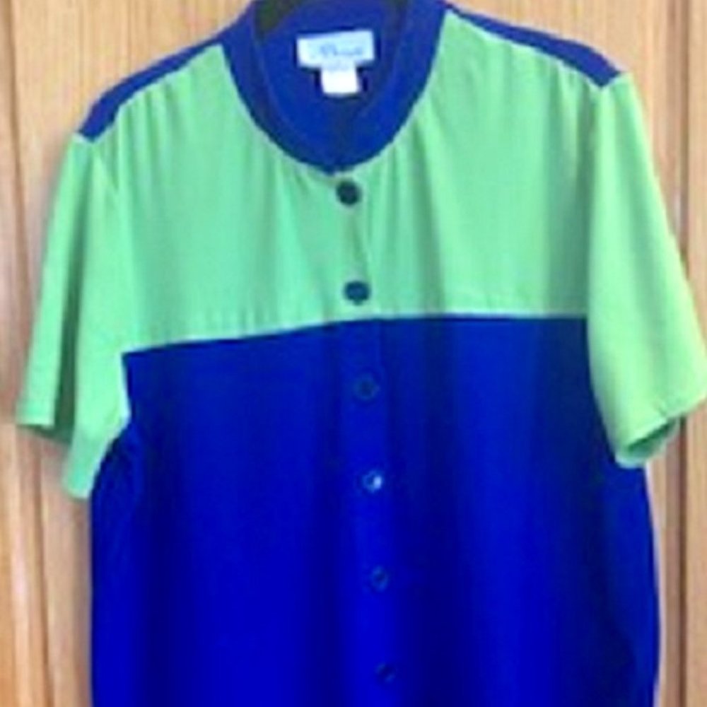 Women Andrea Behar Design Short Sleeve Cardigan and Top, Skirt 3-Piece Set XL